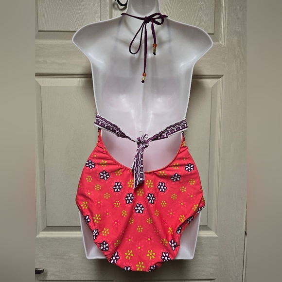 Trina Turk Seychelles One-Piece in Papaya Size 12 - Picture 11 of 17